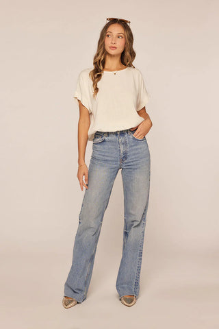 Dionne Top Linen - Khaki